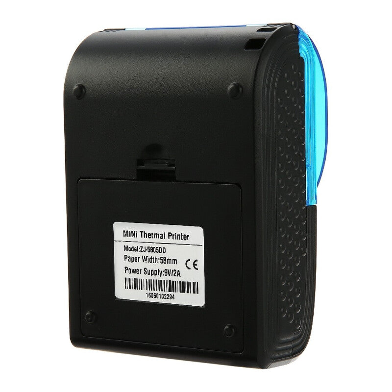 Zjiang Zj 5805 Premium Portable Thermal Printer - Black