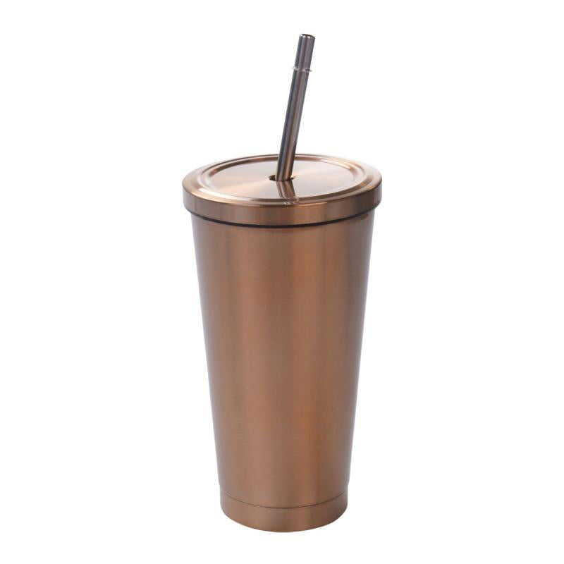 500ml Premium Stainless Steel Travel Cup - Gold