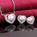 S065fashion new design women pearl   jewelry set