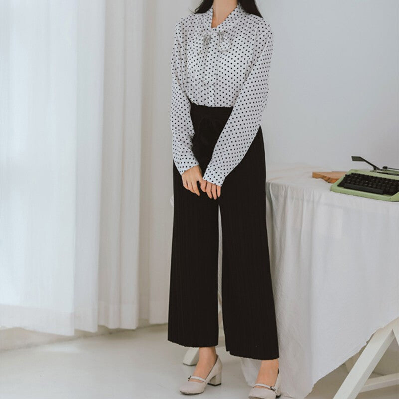 2020 Han Edition Style Wide-Legged Pants - Black