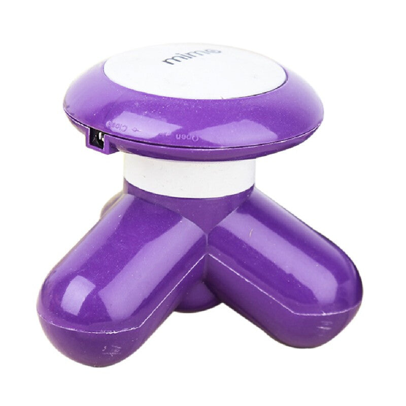 Mini Triangle USB Handled Massager - Purple