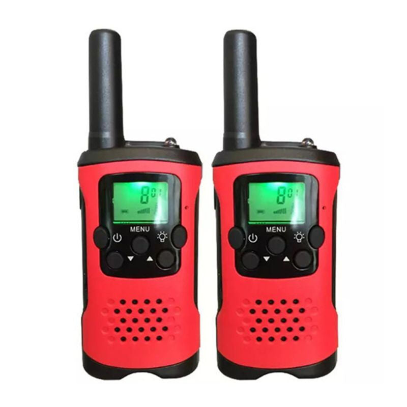 2 Pcs Premium 470Mhz Walkie Talkies - Red