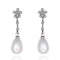 E048 Mixed order brilliant tiny artificial pearl earrings