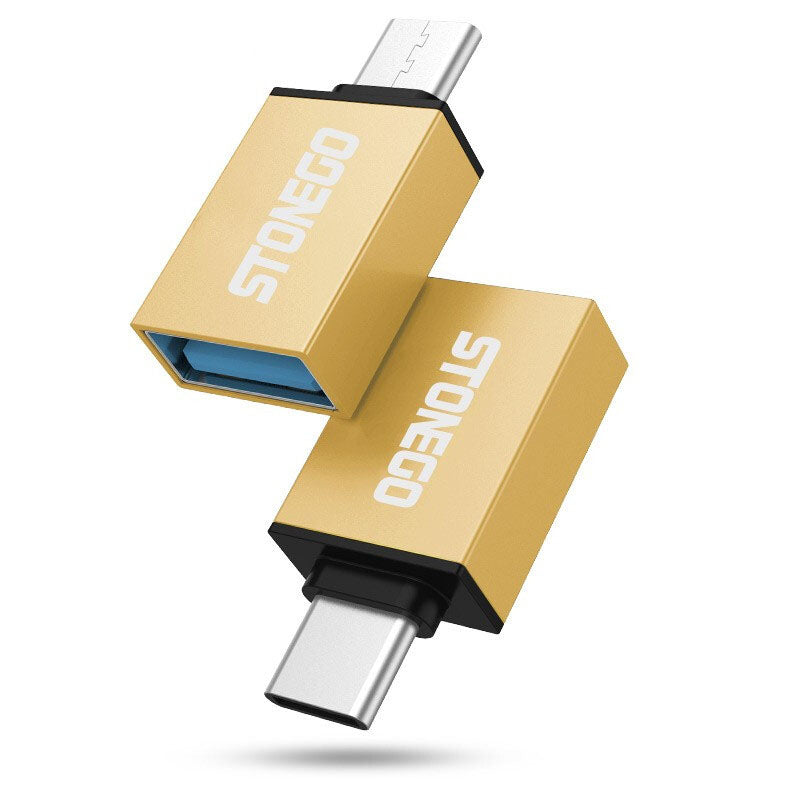 Stonego Premium OTG Mobile Adapter - Gold