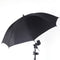 83cm 33in Studio Photo Strobe Flash Light Reflector Black Silver Umbrella