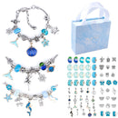 DFM0525001 Amazon Hot Sale DIY Blue Ocean Children's Bracelet Set Vintage Handmade Beaded Gift Box