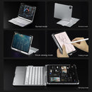 HPW-235501 iPad Rotating Metal Protective Case with Bluetooth Wireless Keyboard and 500mAh Power Bank