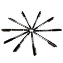 10pcs/Set Tattoo Marker Pen Oily Double Head Marking Pen Black Fine/Thick Tip Marker