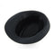 New Fashion Women Men Hat Curly Floppy Brim British Jazz Hip-Hop Fedora Hat Cap Unisex Black