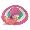 New Fashion Women Straw Hat Foldable Wide Floppy Brim Colorful Sunhat Beach Cap