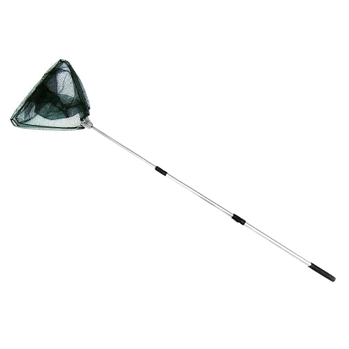 Triangular Folding Fishing Landing Net Aluminum 3 Section Extending Pole Handle