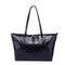 New Fashion Women PU Leather Handbag Candy Color Tote Shoulder Bag Black