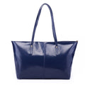 New Fashion Women PU Leather Handbag Candy Color Tote Shoulder Bag Black