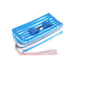 Jelly Cosmetic Make Up Bag Translucent Bath Sunbag Candy Color