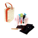 Cosmetic Make Up Bag Translucent Container Pouch Handbag Sunbag Fluorescent Light Yellow