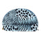 4 Pcs Set Cosmetic Bags Multifunction Make Up Cases Leopard Shell Shape Blue