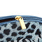 4 Pcs Set Cosmetic Bags Multifunction Make Up Cases Leopard Shell Shape Blue