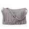 Fashion Women Fringe Tassel Shoulder Bag Cross-body Bag Messenger Handbag Purple