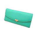 New Fashion Cute Women Girl PU Purse Candy Color Wallet Clutch Bag Watermelon Red