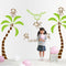 Cute Lovely Five Monkeys Tree DIY Wall Stickers Wallpaper Art Decor Mural for Kid Child Room Decal