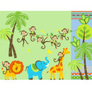 Cute Lovely Five Monkeys Tree DIY Wall Stickers Wallpaper Art Decor Mural for Kid Child Room Decal