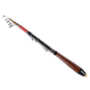 1.2M 3.94FT Telescopic Fishing Rod Travel Spinning Lure Rod Raft Pole Carbon Fiber