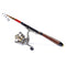 1.2M 3.94FT Telescopic Fishing Rod Travel Spinning Lure Rod Raft Pole Carbon Fiber