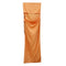 Ultra-light Single Polyester Pongee Healthy Sleeping Bag Liner Portable Camping Travel Sleeping Bag Orange