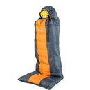 Wind Tour Thermal Adult Sleeping Bag Autumn Winter Envelope Hooded Outdoor Travel Camping Water Resistant Thick 1.3kg Orange