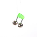 50Pcs 4.5cm Outdoor Twin Bells Ring Fishing Rod Clamp Bite Lure Alarm