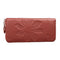 New Fashion Long Women Purse Floral Print PU Leather Candy Color Zip Wallet Card Holder Clutch