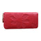 New Fashion Long Women Purse Floral Print PU Leather Candy Color Zip Wallet Card Holder Clutch