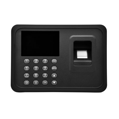 2.4" TFT LCD Display USB Biometric Fingerprint Attendance Machine DC 5V/1A Time Clock Recorder Employee Checking-in Reader A6 US Plug