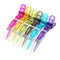 6Pcs Transparent Sectioning Clips Clamps Hairdressing Salon Hair Grip Crocodile DIY Accessories Hairpins Plastic