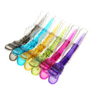 6Pcs Transparent Sectioning Clips Clamps Hairdressing Salon Hair Grip Crocodile DIY Accessories Hairpins Plastic