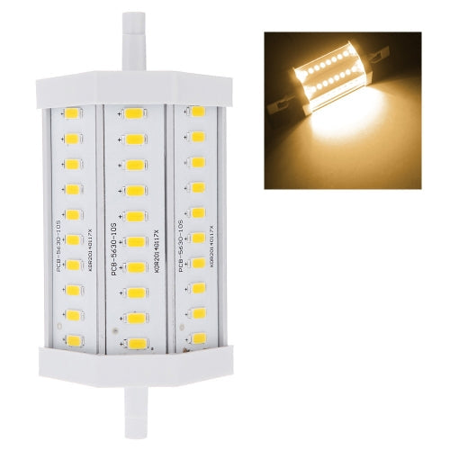 R7S 12W 30 5630 SMD 118mm J118 LED مصباح الذرة لمبة الضوء الكاشف توفير الطاقة سطوع عالية AC85-265V