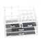 2 in 1 Acrylic Jewelry and Cosmetic Storage Display Boxes Organizer Two Pieces Set