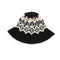 New Fashion Women Knitted Bucket Hat Jacquard Pattern Crochet Vintage Winter Fisherman Hat