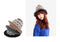 New Fashion Women Knitted Bucket Hat Jacquard Pattern Crochet Vintage Winter Fisherman Hat