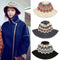 New Fashion Women Knitted Bucket Hat Jacquard Pattern Crochet Vintage Winter Fisherman Hat