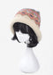 New Fashion Women Knitted Bucket Hat Jacquard Pattern Crochet Vintage Winter Fisherman Hat