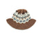 New Fashion Women Knitted Bucket Hat Jacquard Pattern Crochet Vintage Winter Fisherman Hat