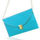 Fashion Lady Women Envelope Clutch Chain Purse Handbag Shoulder Tote Messenger Bag Black