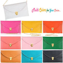 Fashion Lady Women Envelope Clutch Chain Purse Handbag Shoulder Tote Messenger Bag Black