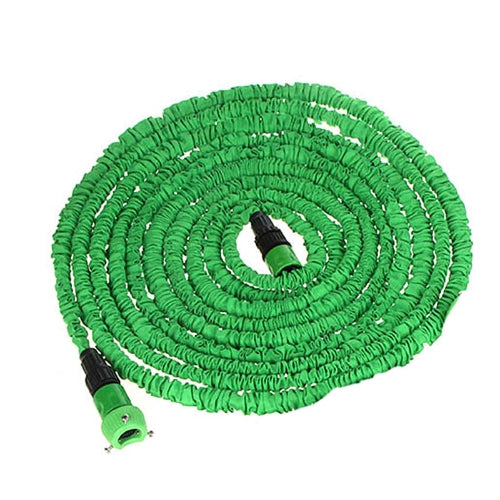 75FT Ultralight Flexible 3X Expandable Garden Magic Water Hose Pipe + Faucet Connector + Fast Connector