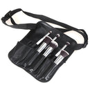 PVC Cosmetic Makeup Brush Apron with Artist Belt Strap Professional Bag