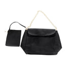 New Korean Retro Vintage Woman Lady Chain Shoulder Messenger Handbag Satchel Black