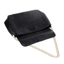 New Korean Retro Vintage Woman Lady Chain Shoulder Messenger Handbag Satchel Black