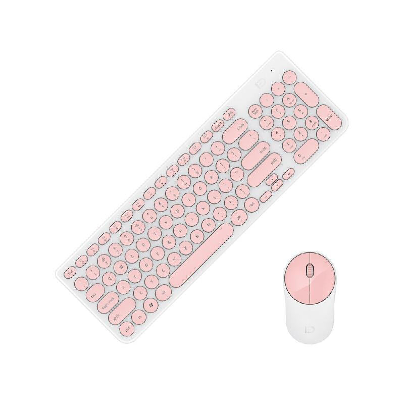 iK6630 Premium Keyboard & Mouse Combo - Pink