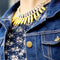 Fashion Crystal Pendant Chain Choker Chunky Bib Necklace for Women Girls